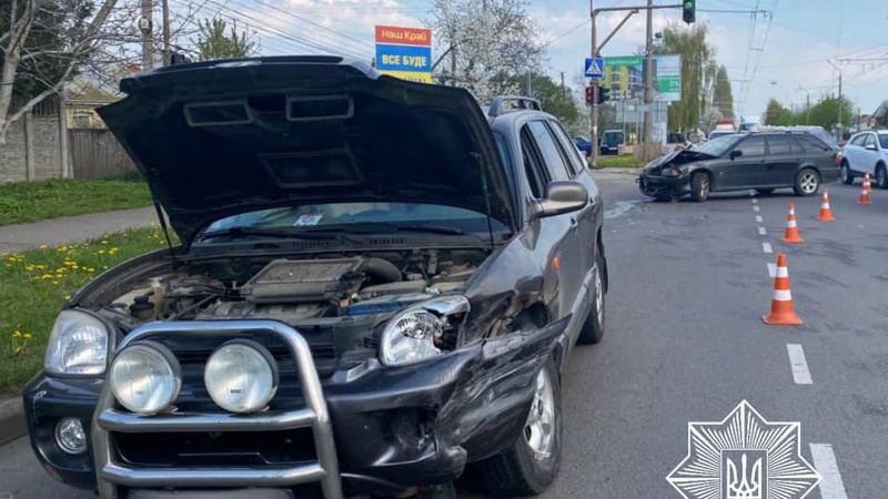 У Луцьку зіштовхнулися два автомобілі