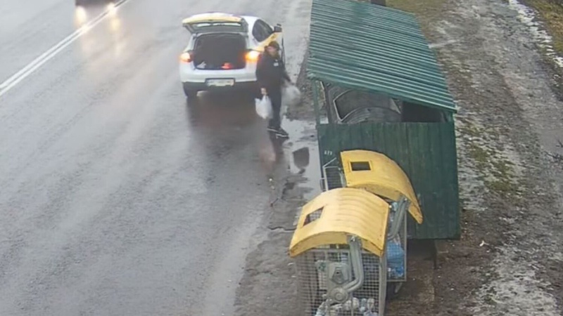 Лучанина оштрафували за підкинуте сміття