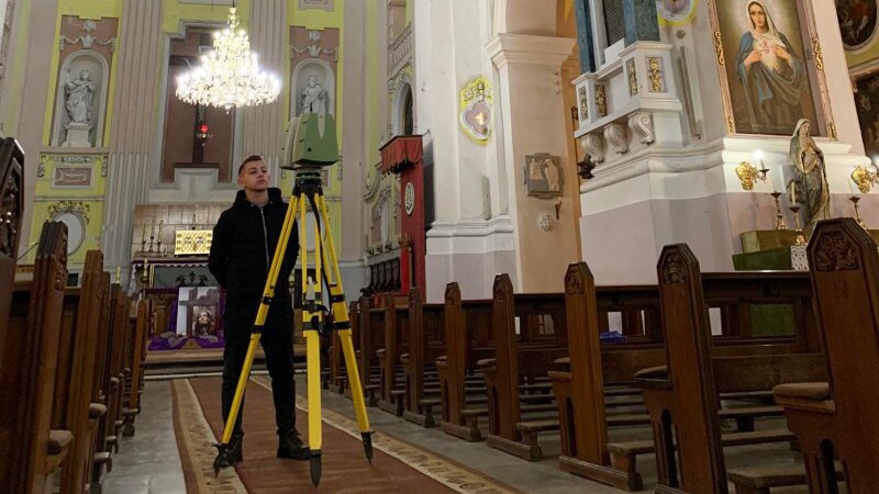У Луцьку триває лазерне 3D сканування памʼяток архітектури