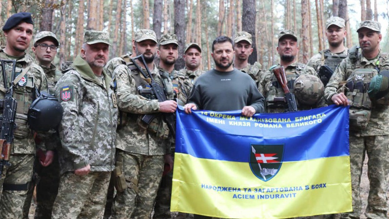 Президент особисто вручив нагороди воїнам 14-ї бригади