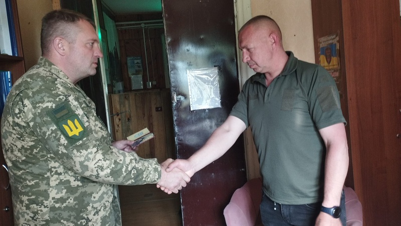 Військового з Волині нагородили відзнакою Міністерства оборони