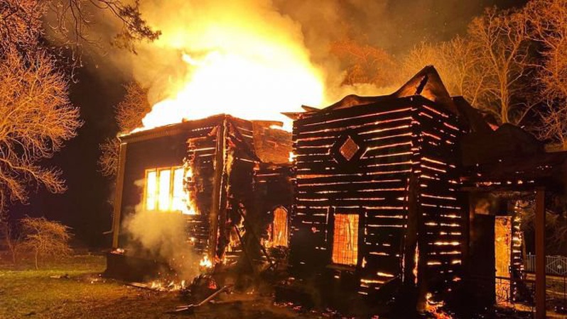 У жителів села на Волині згорів хлів, де було 5 тонн сіна