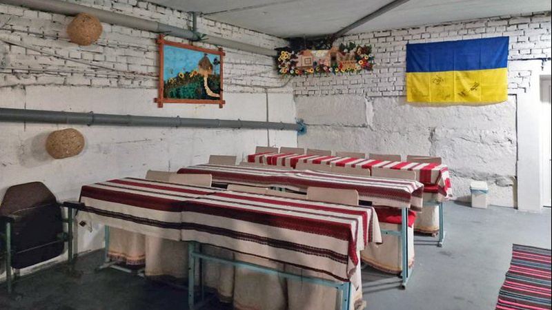 На Волині укриття облаштували в етностилі