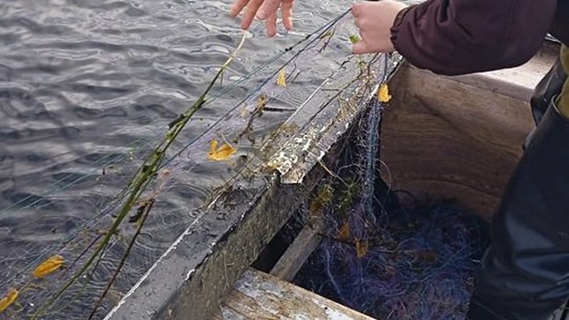 На водоймах Волині вилучили незаконні знаряддя лову