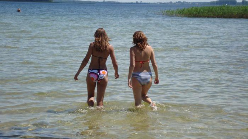 Яка температура води в озері Світязь