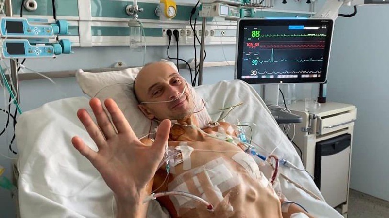 Розповіли про стан чоловіка, якому пересадили легені від посмертного донора з Волині