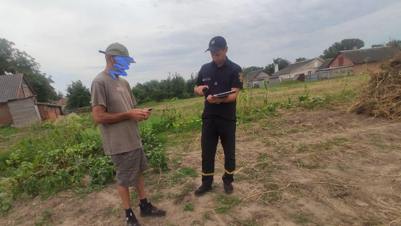 На Волині знайшли палія сухої трави