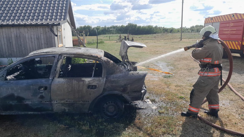 У селі на Ковельщині горів автомобіль