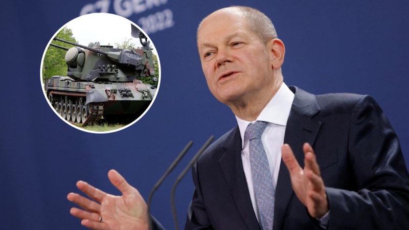 Шольц пообіцяв передати Україні більше самохідок Gepard