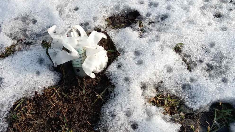 Окупант скинув на мирне населення України касетні бомби. ФОТО