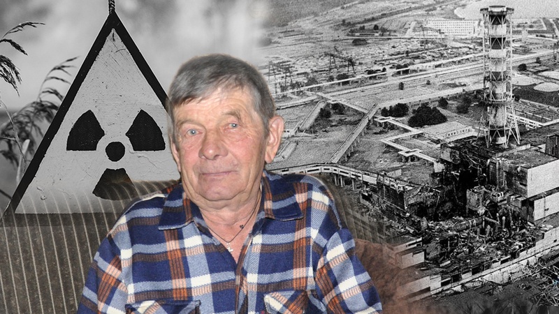 Волинянин біля зруйнованого реактора в Чорнобилі згрібав смертоносний графіт та уламки