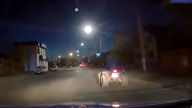 У Луцьку на квадроциклі роз’їжджав п’яний водій. ВІДЕО