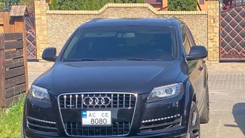 Завдяки відеокамерам знайшли викрадену поблизу Луцька Audi Q7