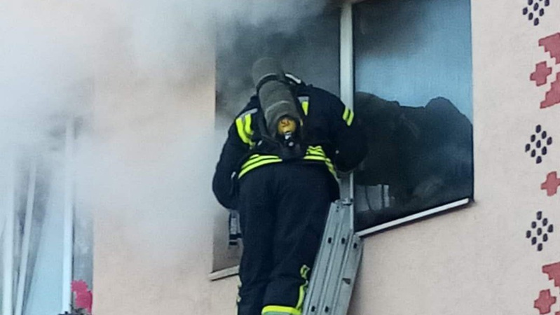 В Луцьку горів гуртожиток