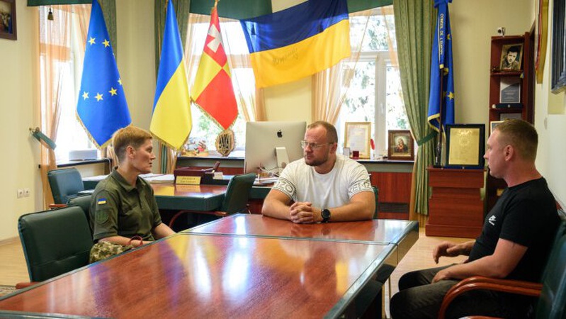 Військовослужбовиця з Луцька, яка пробула у полоні 9 місяців, повернулася на службу