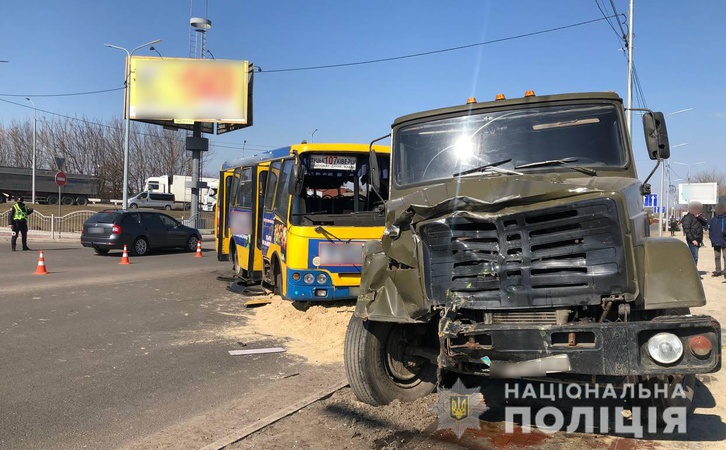 За фактом ДТП з маршруткою поліція розпочала кримінальне провадження