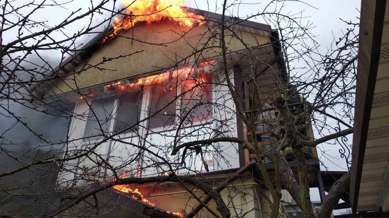 У Нововолинську горів будинок