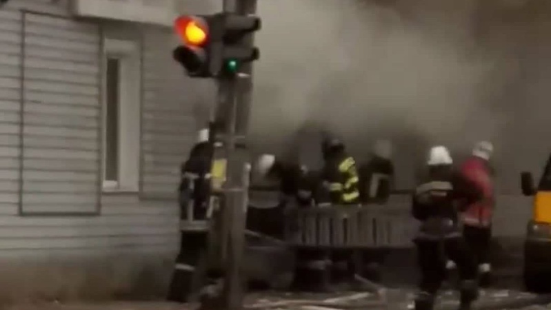 На Волині рятували від вогню сільський магазин