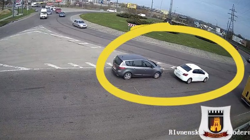 ДТП на Устилузькій в Луцьку: опублікували відео зіткнення