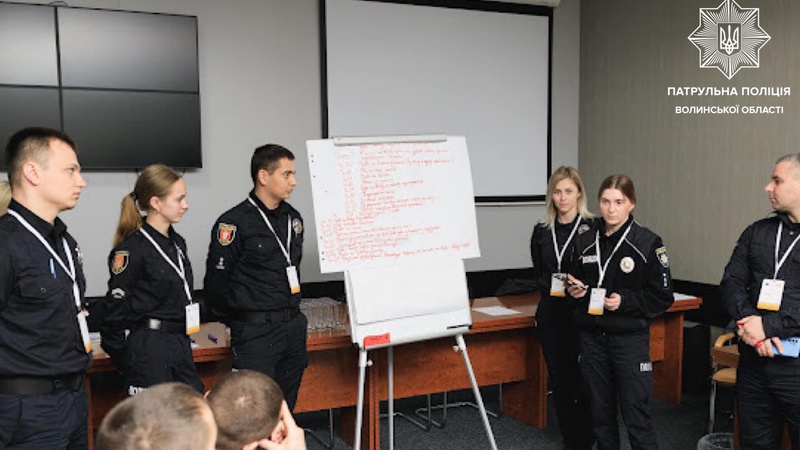 Луцькі та Ковельські патрульні пройшли тренінг від ООН, присвячений протидії домашньому насиллю