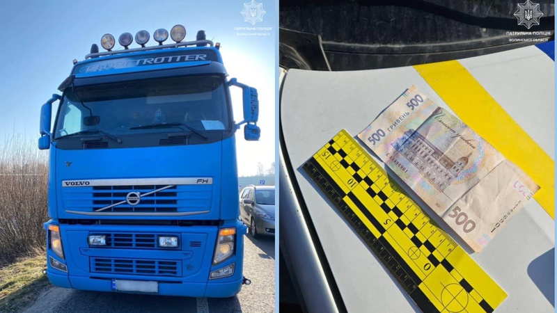 На Волині водій «під мухою» і без прав спробував відкупитися від патрульних