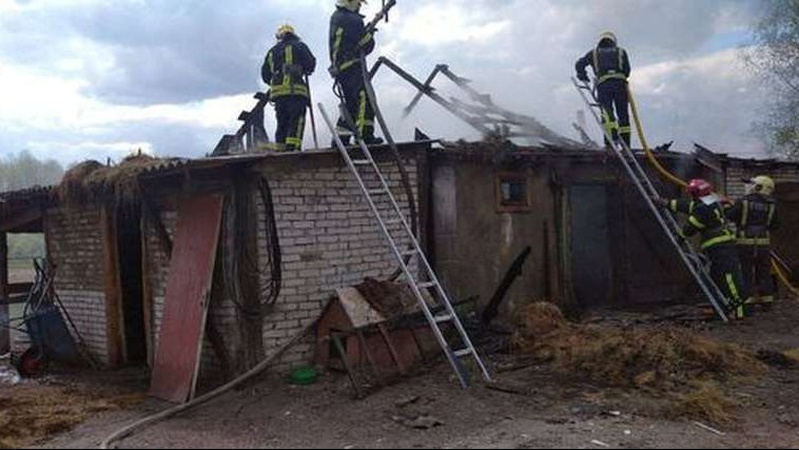 Отримав опіки: в Любомлі з пожежі врятували пенсіонера. ФОТО