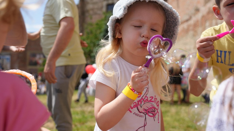 У замку Любарта провели свято для дітей з особливими потребами