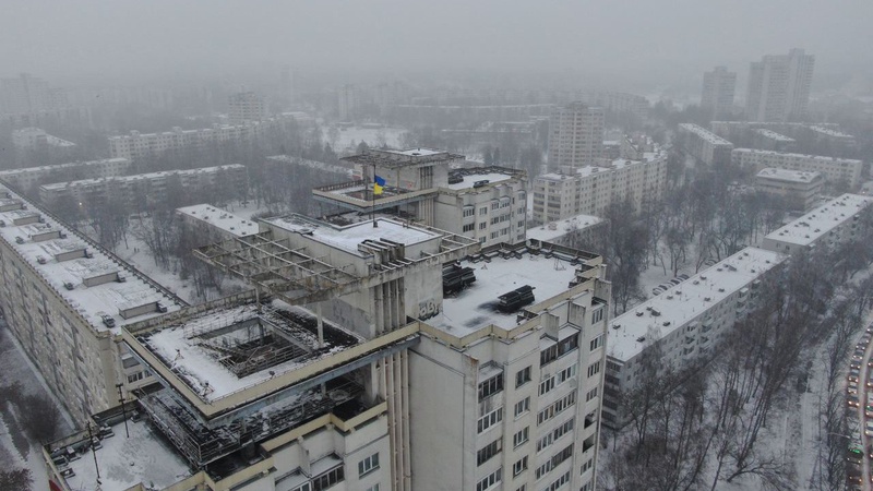 «На знак солідарності»: білоруси підняли прапор України у мінську на річницю вторгнення.ФОТО
