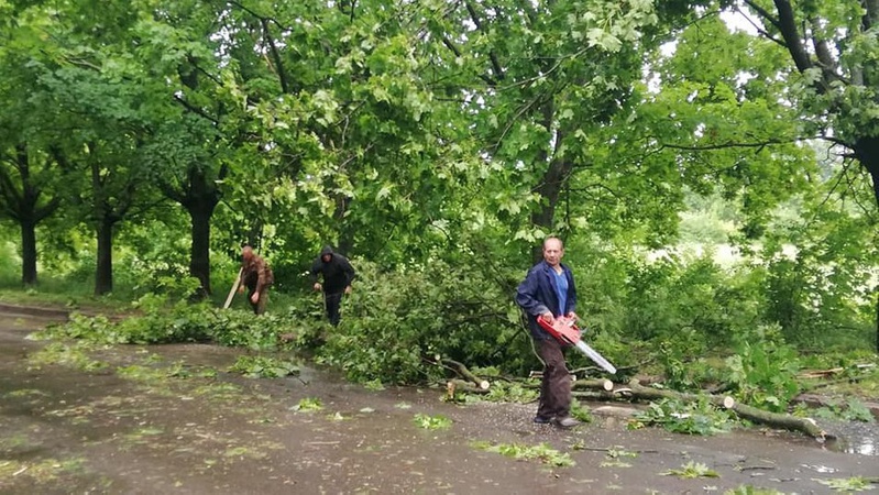 На Волині через негоду деякі села залишились без світла
