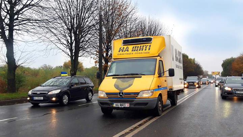 До Луцька «на щиті» повертаються полеглі на війні Герої