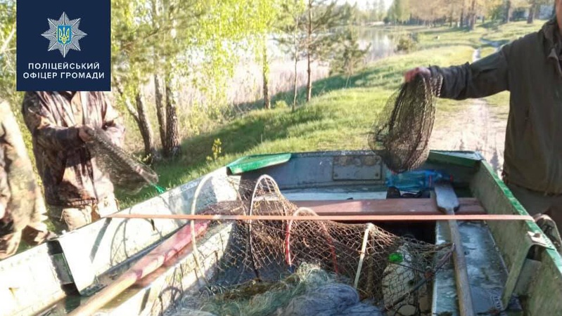 На Старовижівщині виявили заборонені знаряддя лову риби