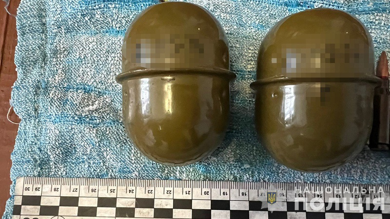 У волинянина вилучили гранати та набої
