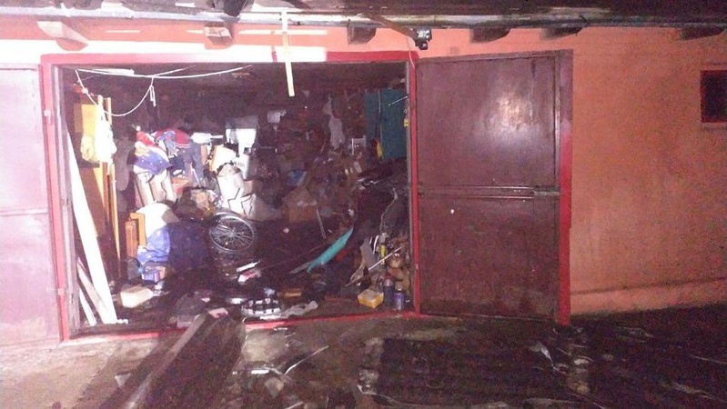 У селі на Волині горів сарай