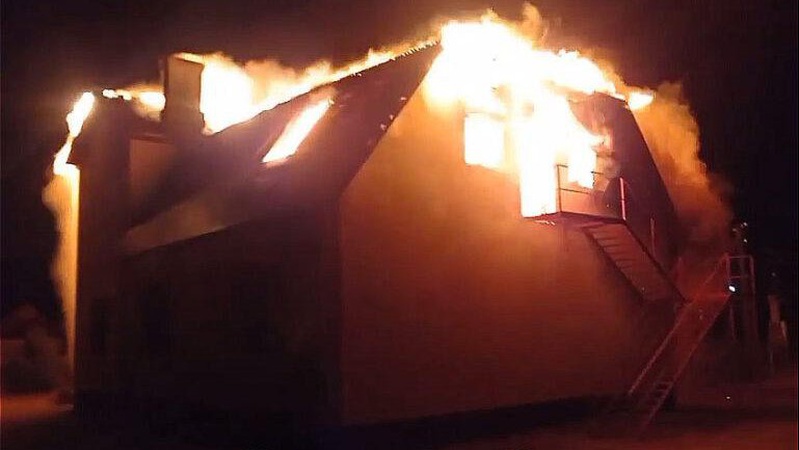 На Волині горів молитовний будинок