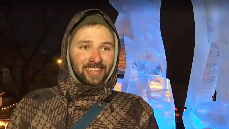 На конкурсі льодових скульптур у Львові переміг лучанин