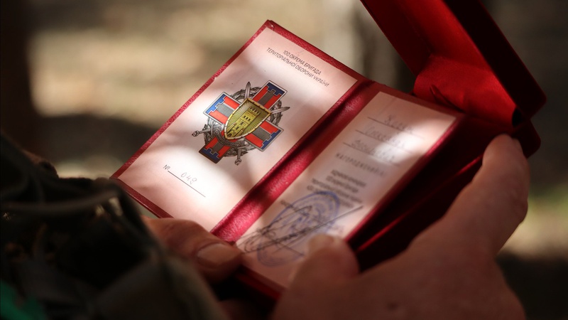 Волинських тероборонівців нагородили на фронті