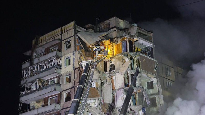 Кількість загиблих від російської ракети у Дніпрі зросла до 12 осіб, – Резніченко