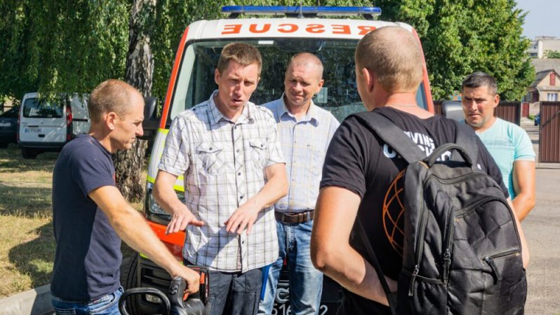 Волинські рятувальники побували на польових навчаннях та отримали нове обладнання