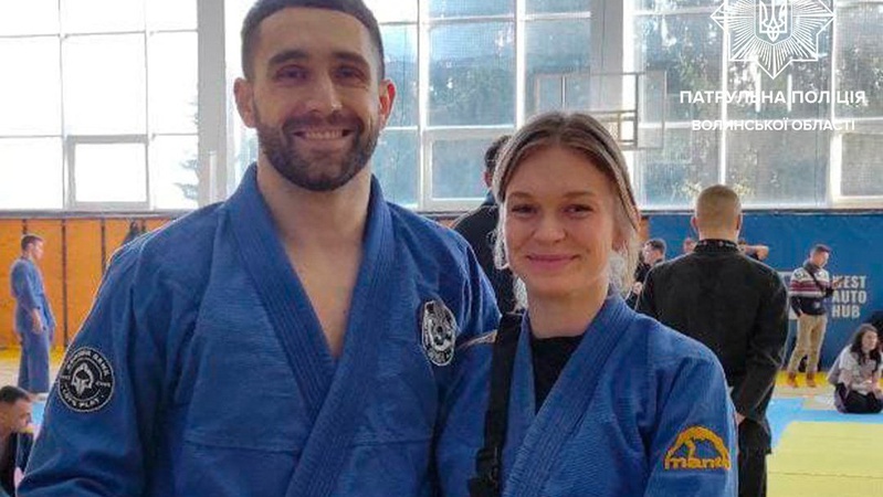 Волинські патрульні вибороли перші місця з бразильського джиу-джитсу