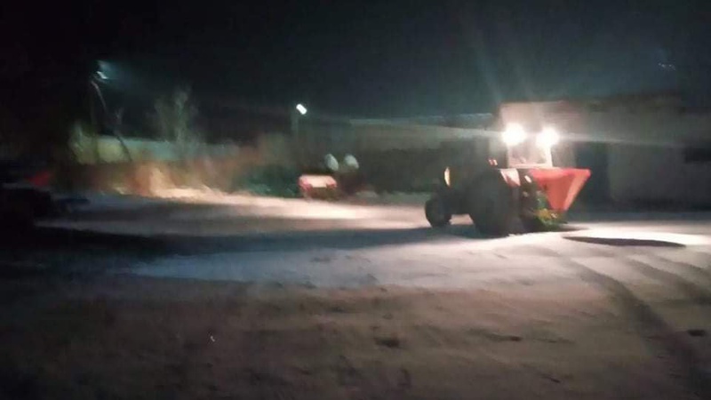 Комунальники Володимира ліквідовують наслідки ожеледиці