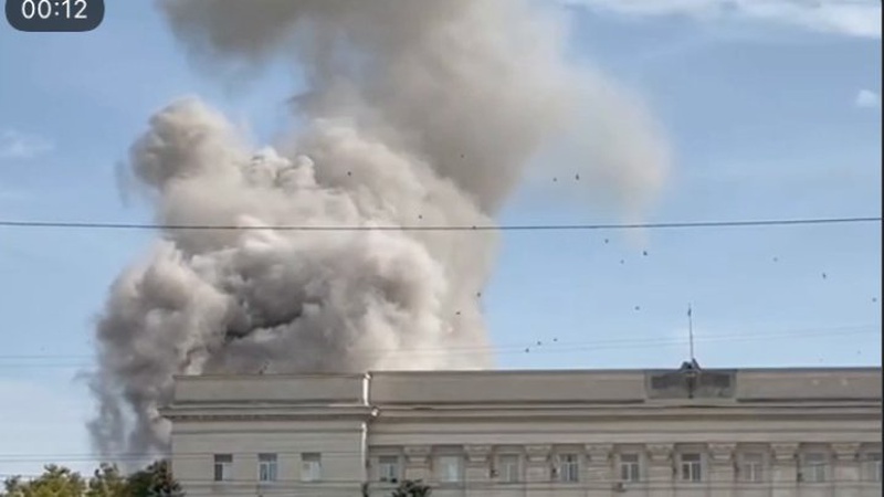 У Херсоні – вибух у будівлі суду, де розташовувалась «комендатура» окупантів