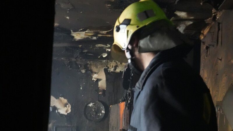 У Луцьку на вулиці Олени Пчілки горіла квартира