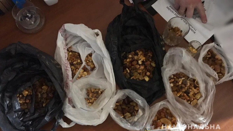 У 35-річної лучанки під час обшуків знайшли 3 кг бурштину