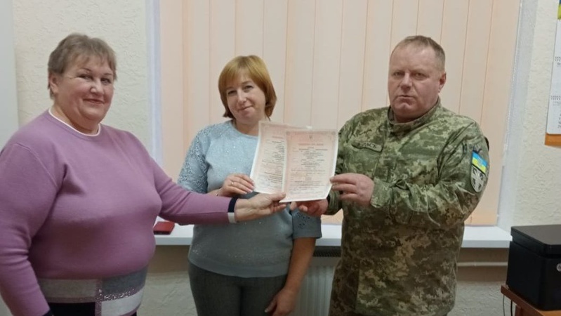 Волинський військовий одружився, приїхавши у відпустку