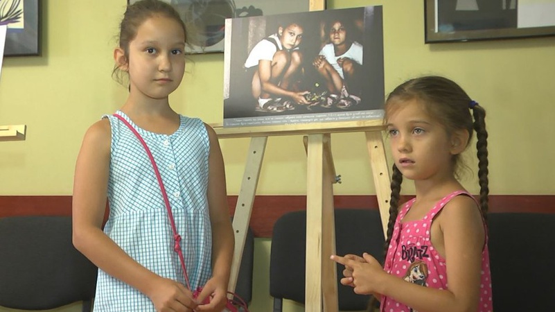 Фотограф з Волині презентував медіапроєкт за участі дітей-переселенців