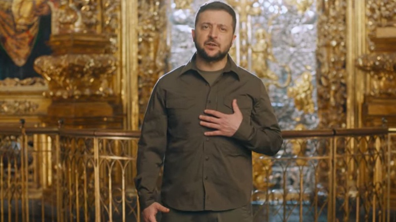 «Ніщо не зможе подолати Україну», – президент звернувся до українців зі стін Софійського собору. ВІДЕО