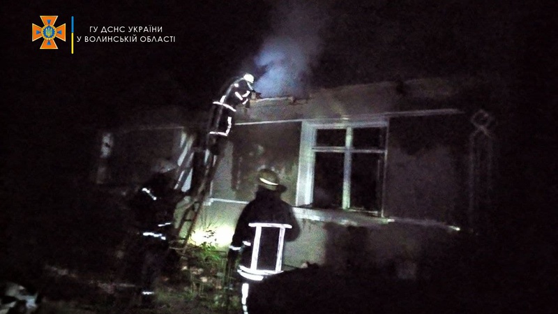 У селі на Волині під час гасіння пожежі знайшли тіло 74-річної пенсіонерки