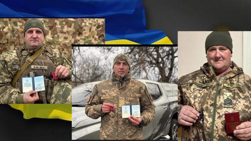 Захисникам з Рожищенської громади вручили військові нагороди