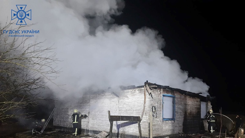 У Луцькому районі в пожежі загинув підліток. ФОТО