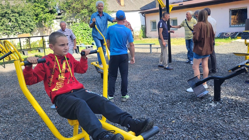 У Ковелі відкрили новий тренажерний майданчик